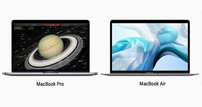 Apple macbook air et macbook pro update
