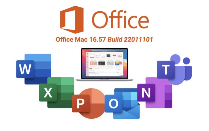 Office Mac 16.57 build 22011101